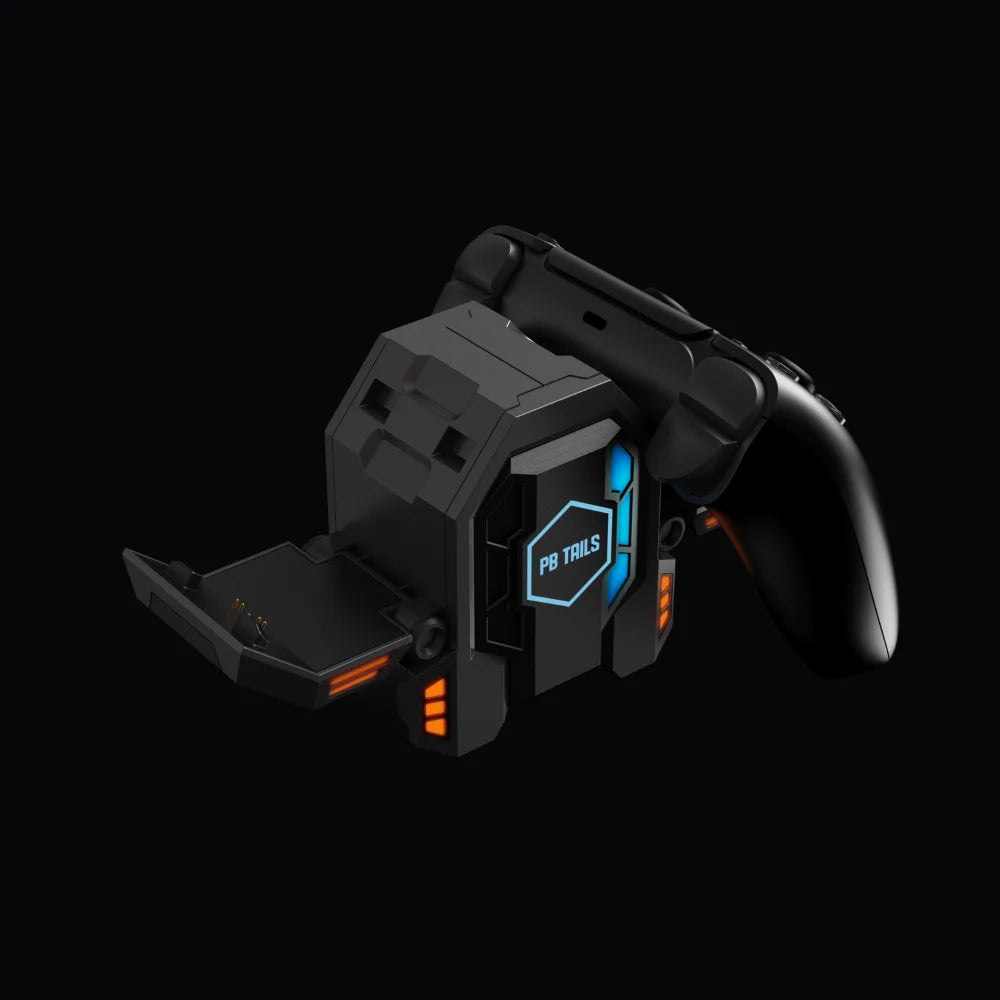 DARK WARRIOR PS5 Controller Metal Quick Charging Dock